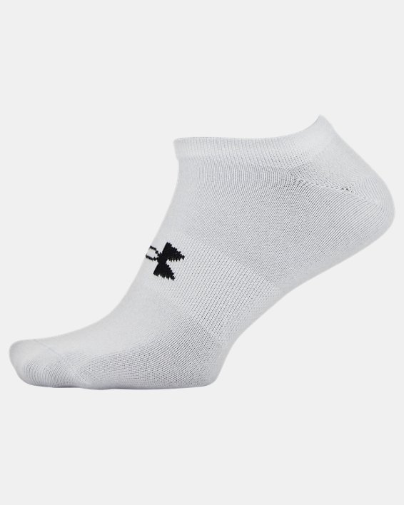 Under Armour unisex-adult Essential Lite No Show Socks 6-pairs Socks